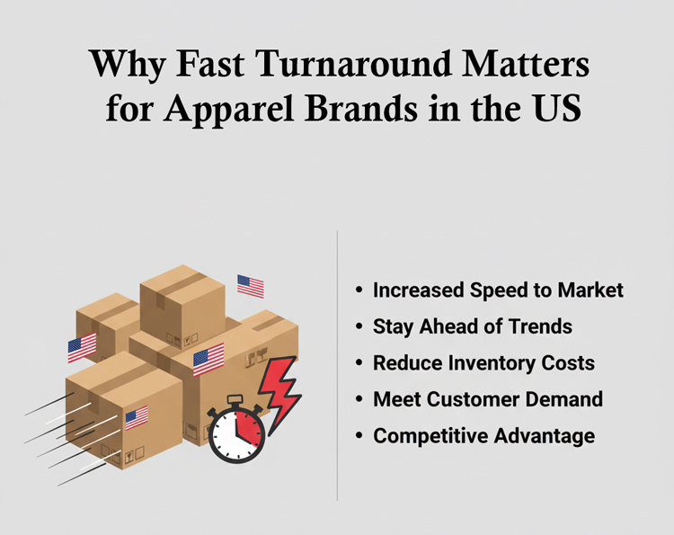 Why Fast Turnaround Matters for Apparel Brands in the US